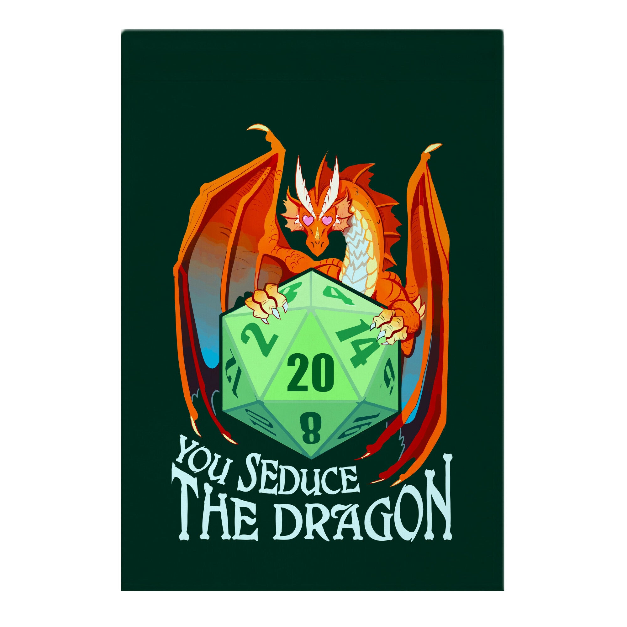 You Seduce The Dragon Garden Flag